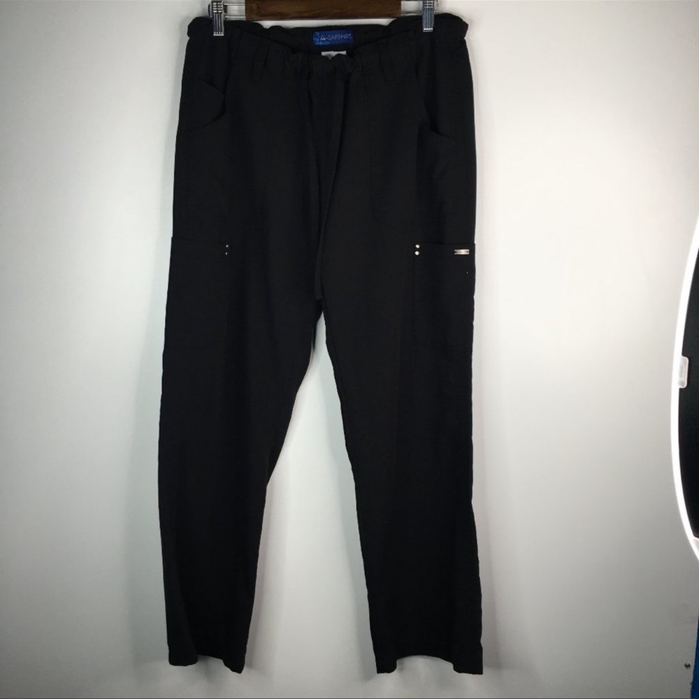 Koi Sapphire Black Scrub Pants M